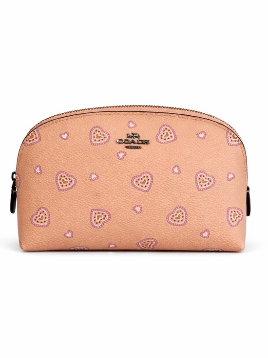 Coach Handbags - COACH Cosmetic Case 17 with Western Heart Print